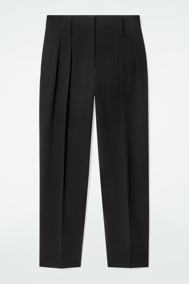 Fluid Tailored Straight-Leg Pants