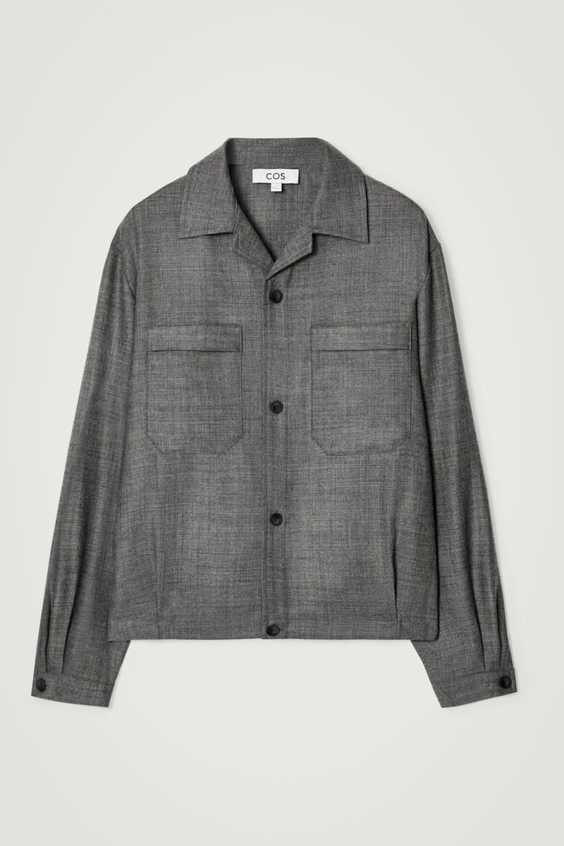 Wool-Flannel Overshirt