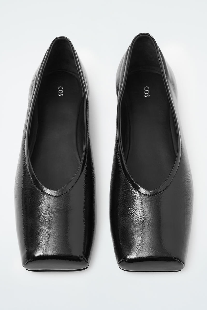 Square-Toe Ballet Flats by COS