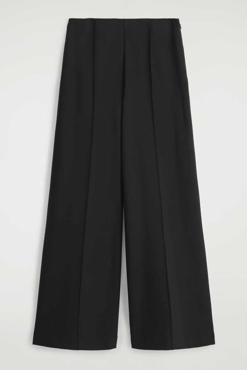 Jersey Wide-Leg Pants