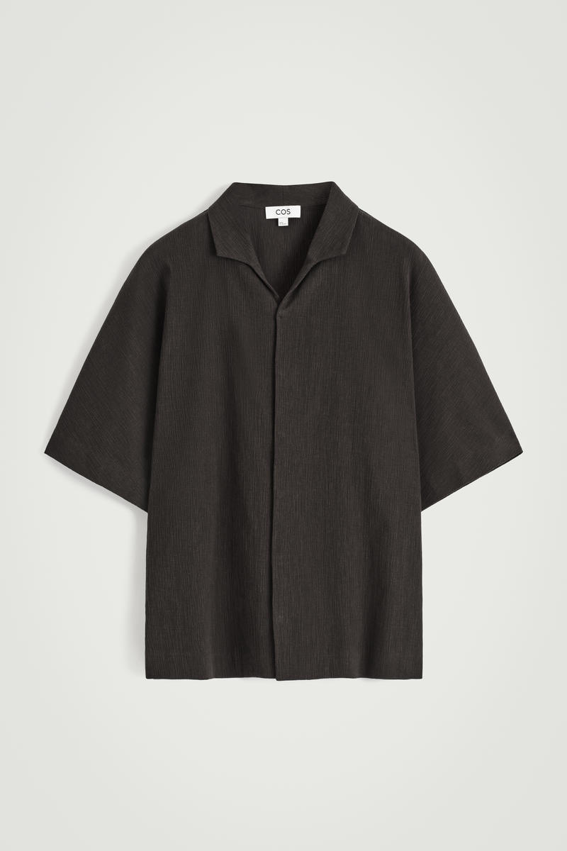 Crinkled-Cotton Shirt