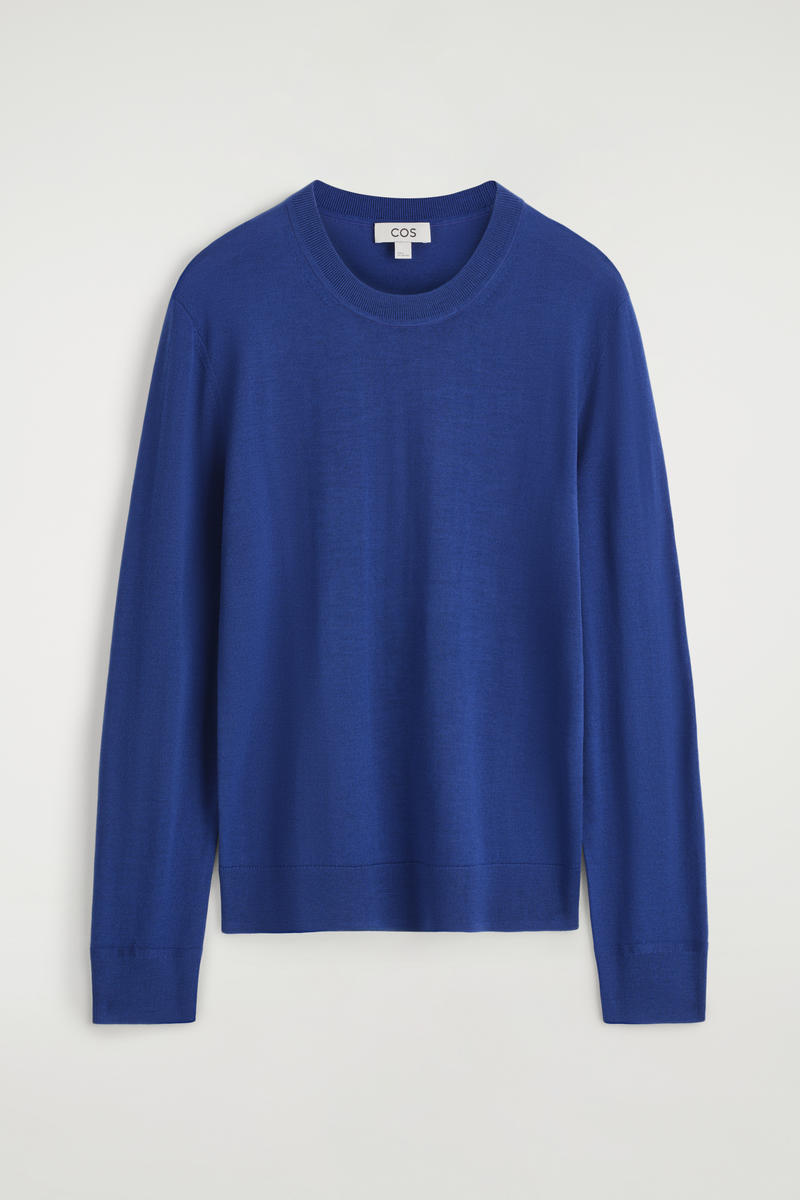 Slim Merino Wool Crew-Neck Sweater