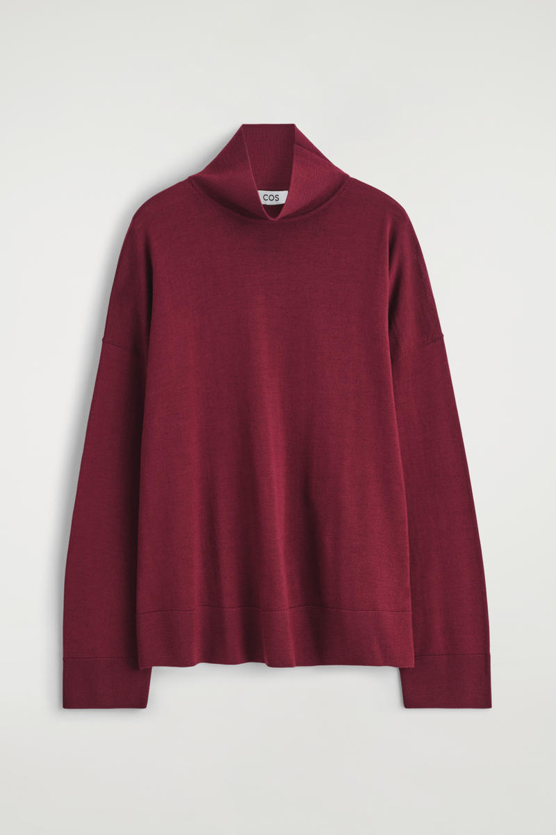 Merino Wool Turtleneck Sweater