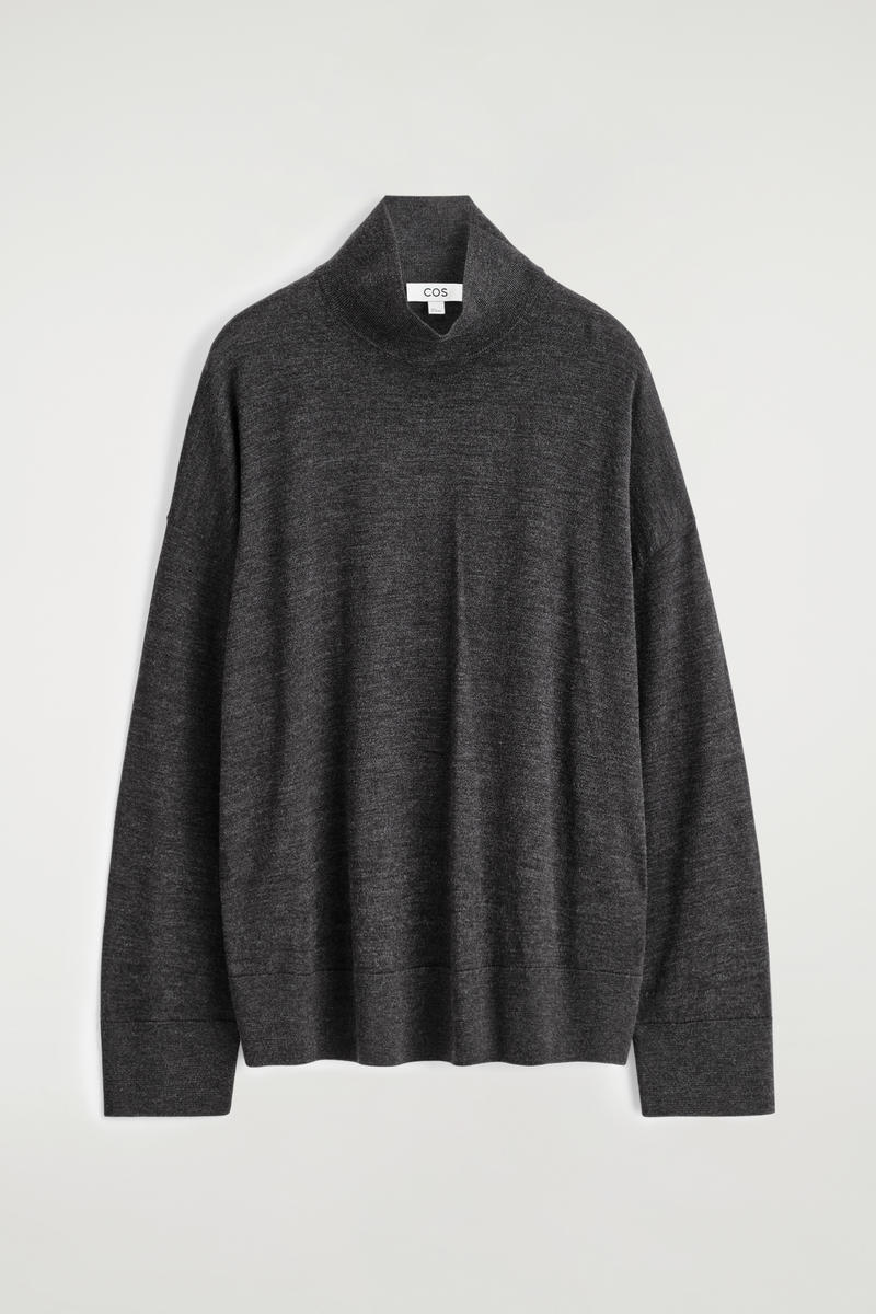 Merino Wool Turtleneck Sweater