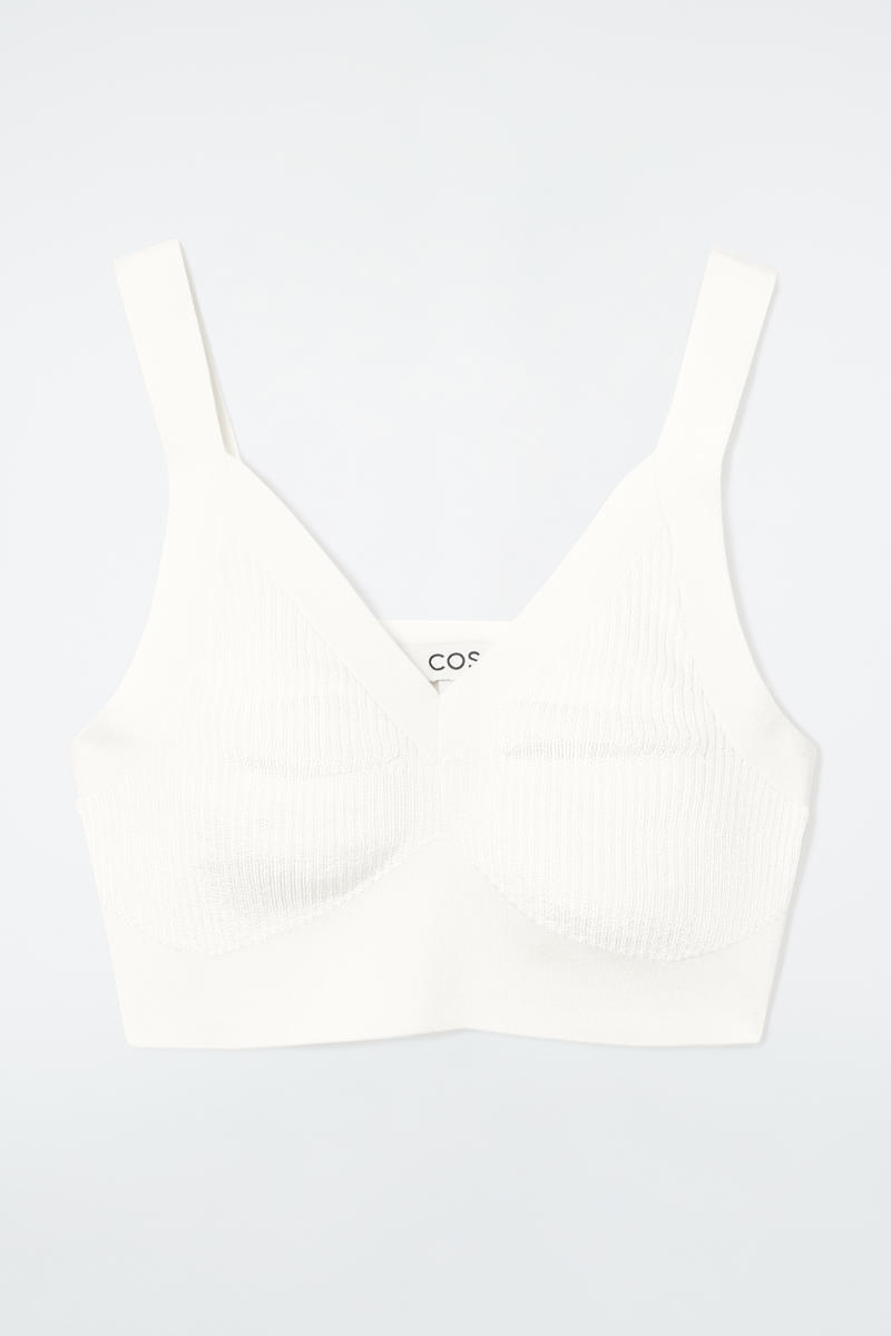 Ribbed-Knit Bralette by COS
