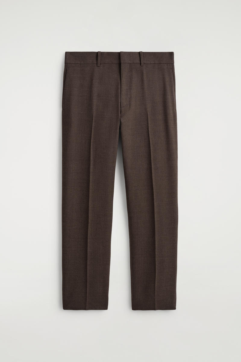 Wool Tapered Pants