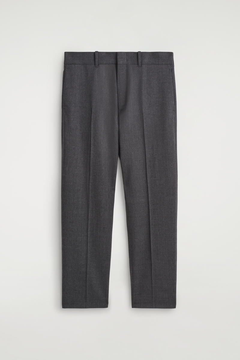 Wool Tapered Pants