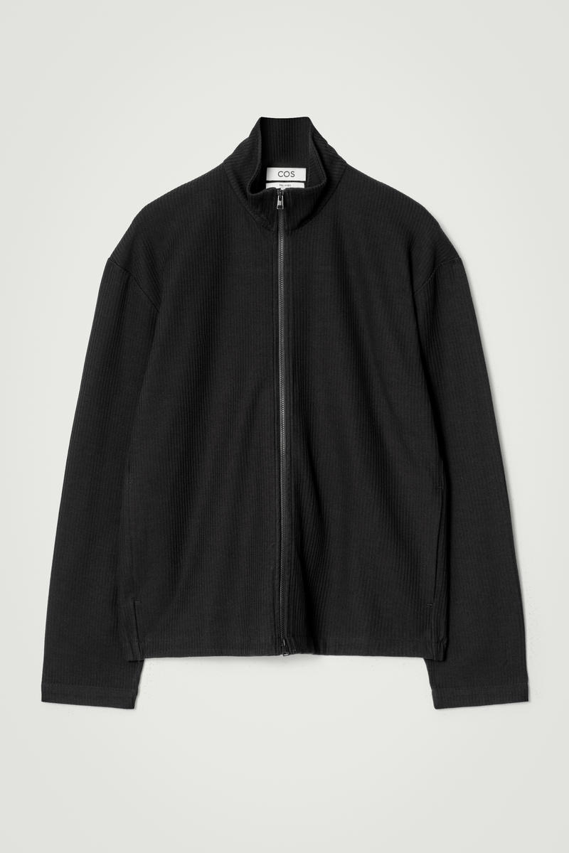 Ribbed Jersey Track Jacket by COS