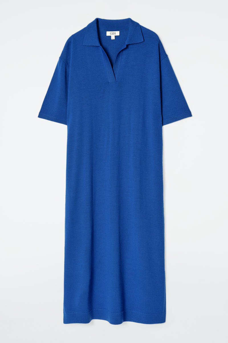 Merino Wool Polo Dress