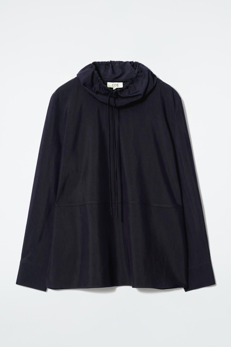 Drawstring-Neck Top by COS