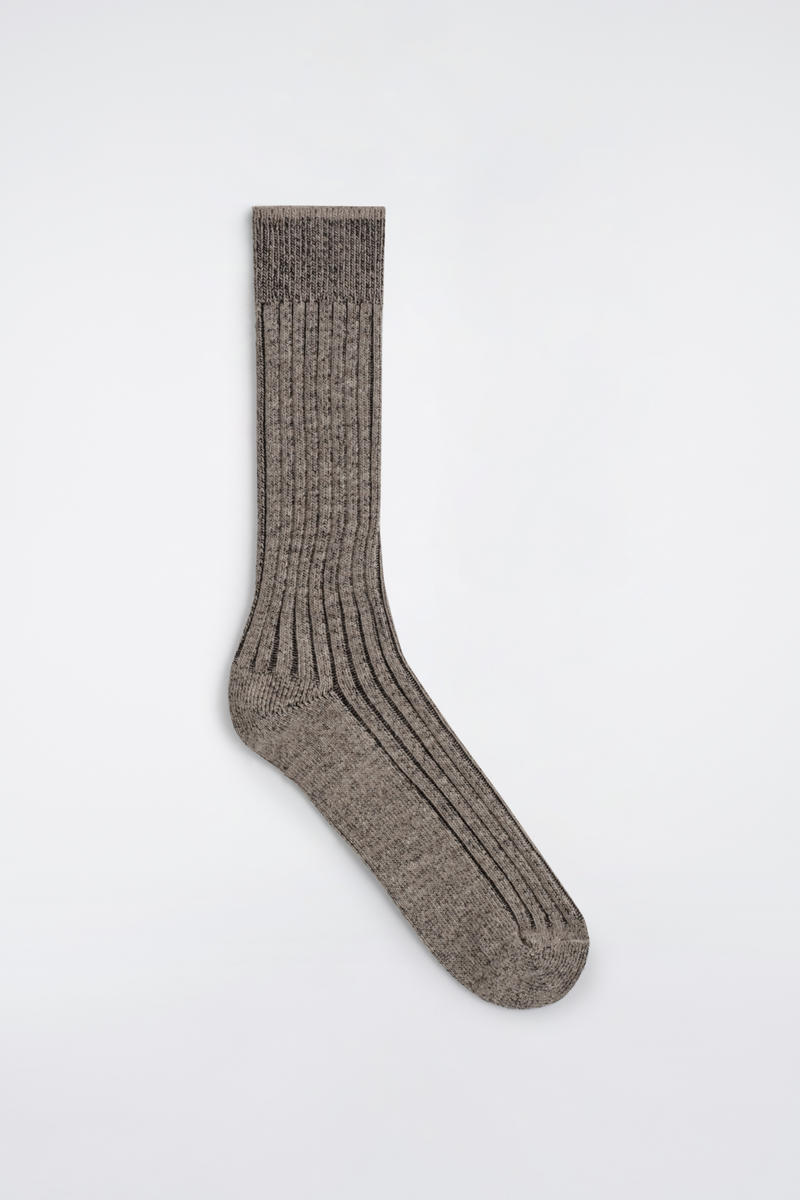 Chunky Ribbed-Knit Socks by COS
