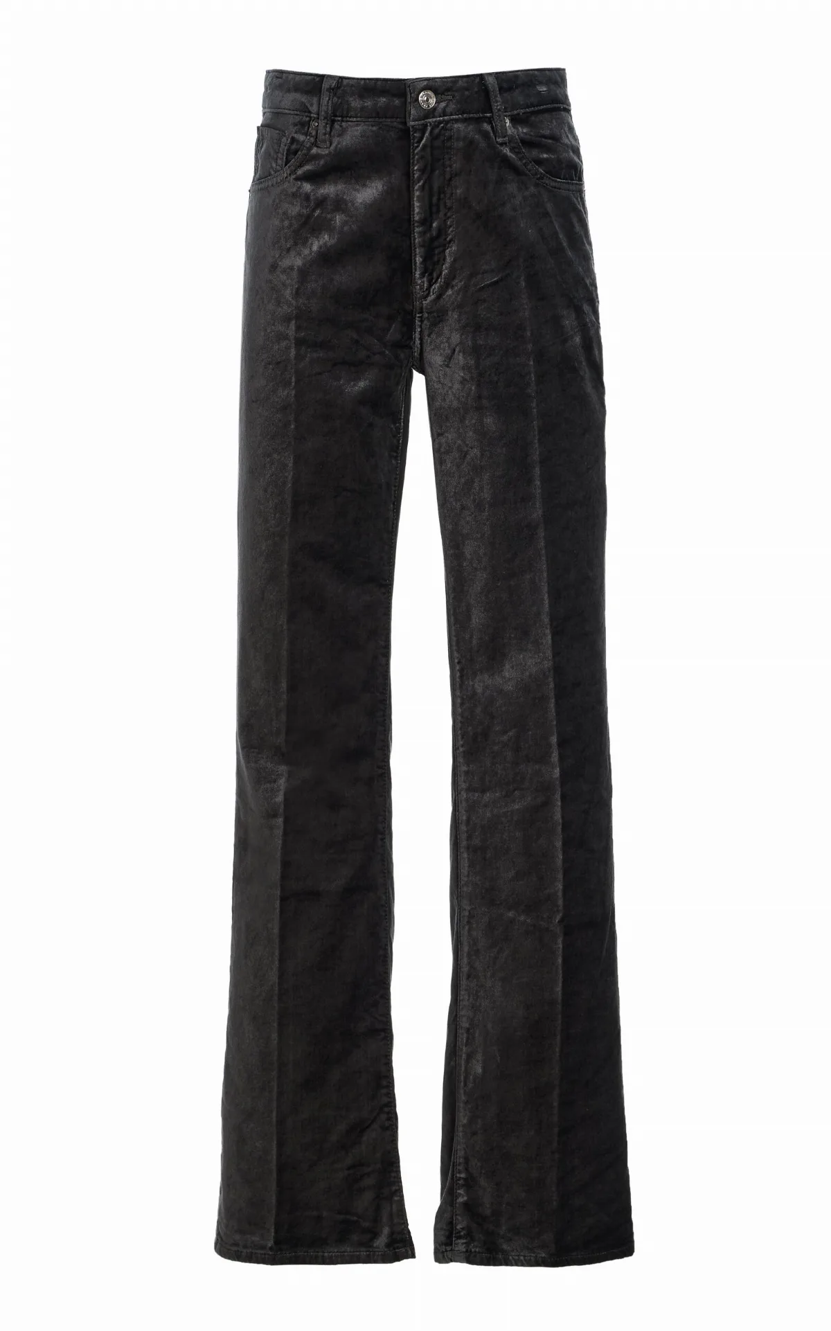 The Reboot Cotton-Blend Velvet Bootcut Trousers