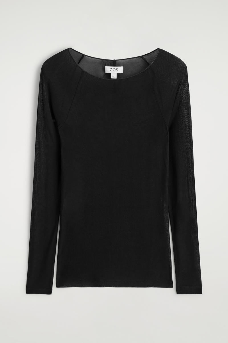 Silk Long-Sleveled Top