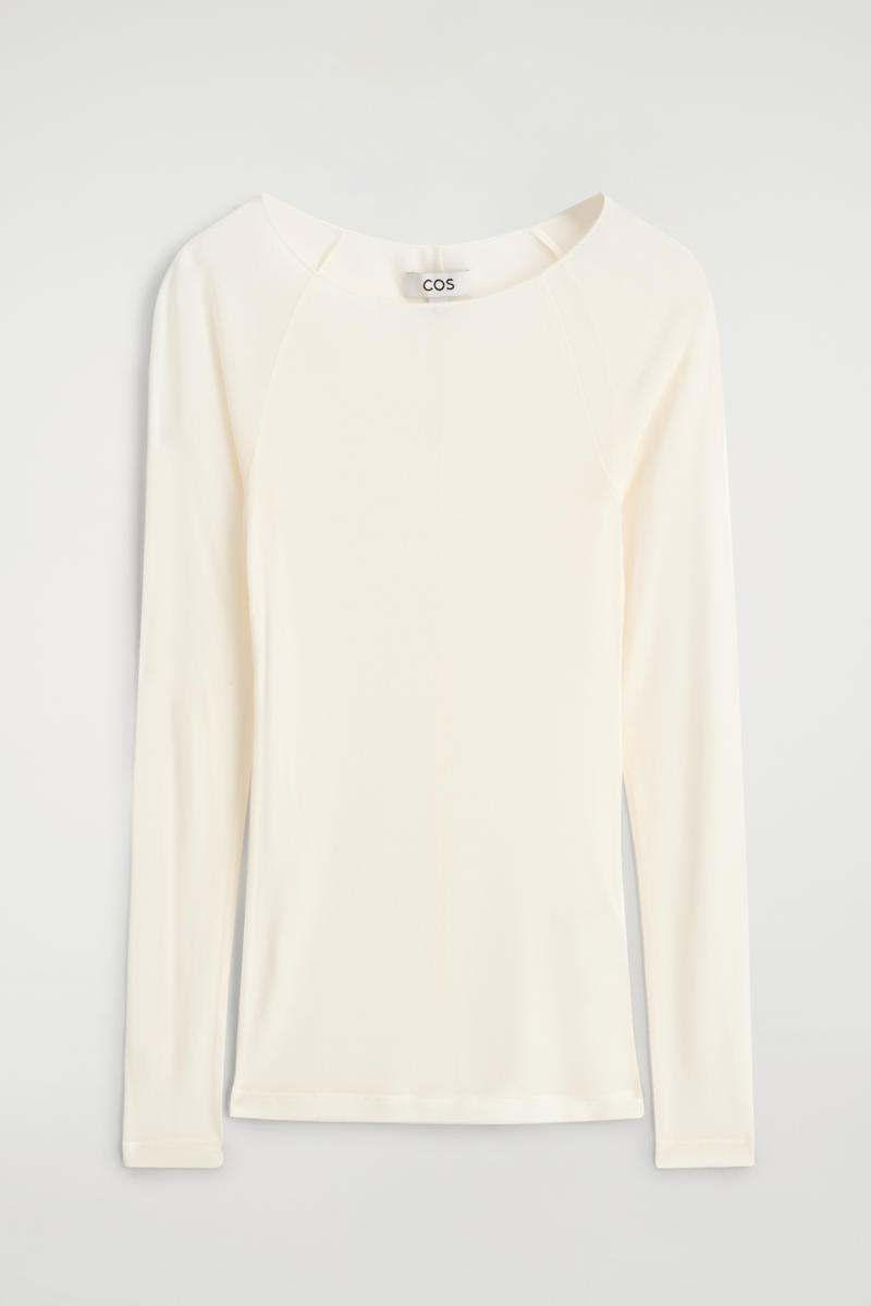 Silk Long-Sleveled Top