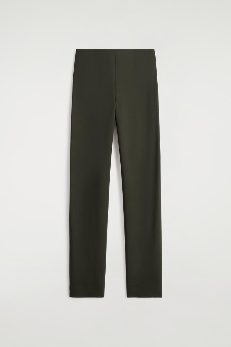Elasticated Slim-Leg Pants