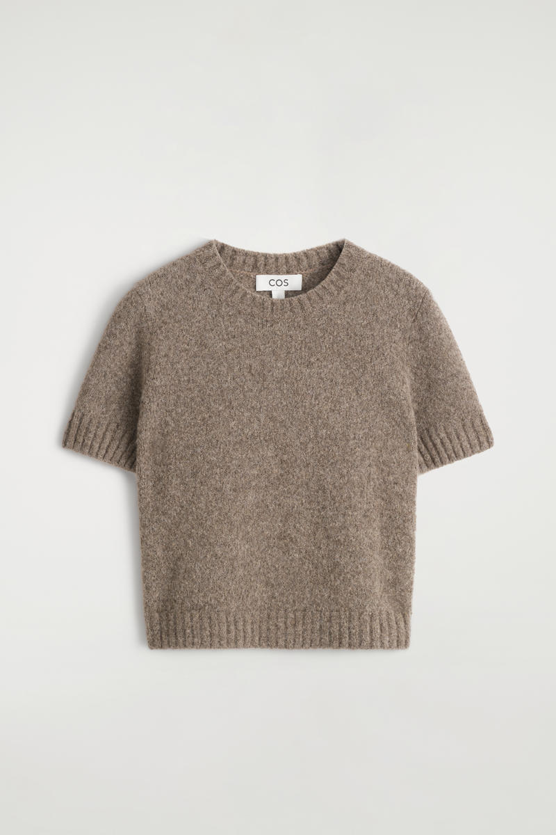 Knitted Alpaca-Blend T-Shirt