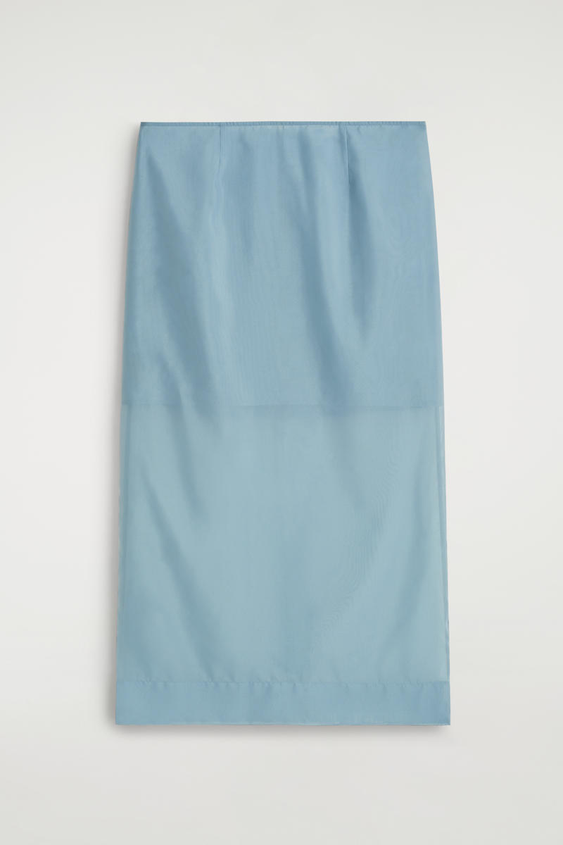 Sheer Column Skirt