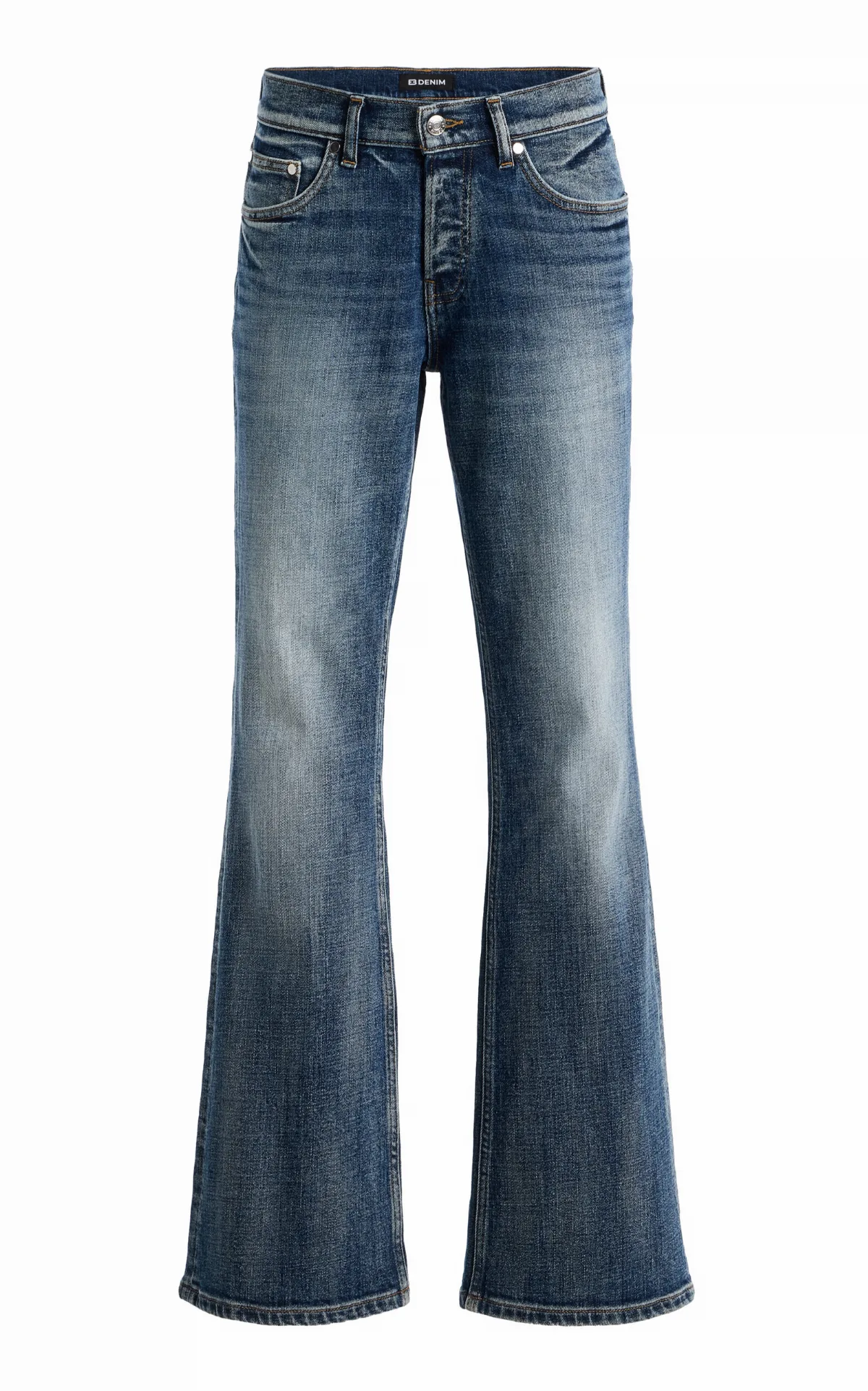 Miley Stretch Low-Rise Slouchy Bootcut Jeans