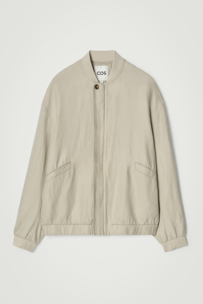 Linen Bomber Jacket by COS