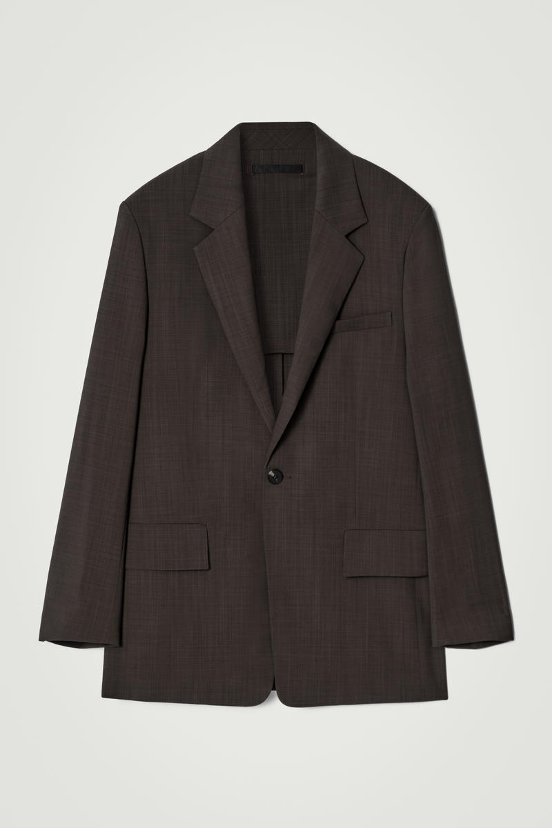 Fluid Lightweight Wool Blazer
