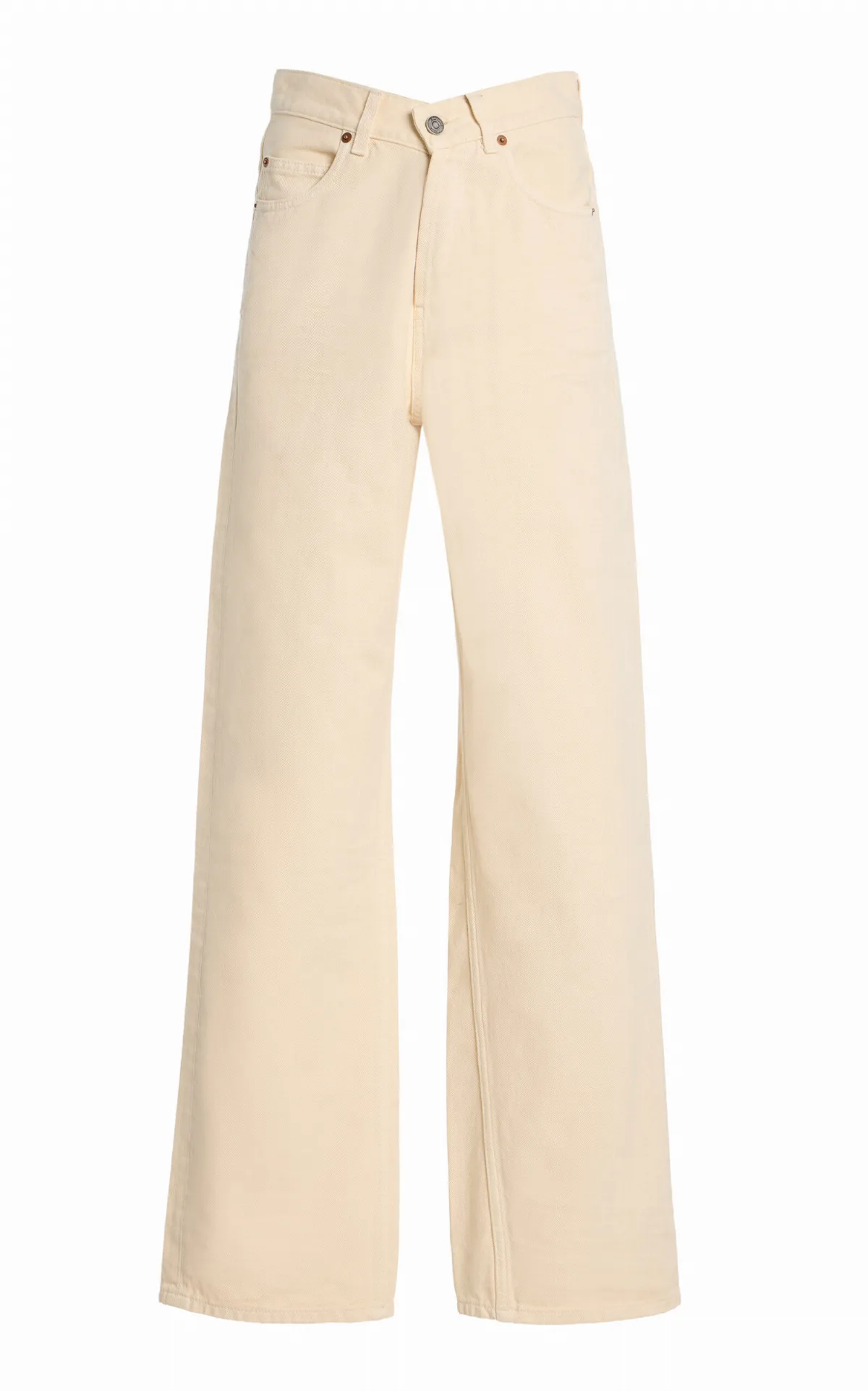 V-Waist Long Baggy Jeans