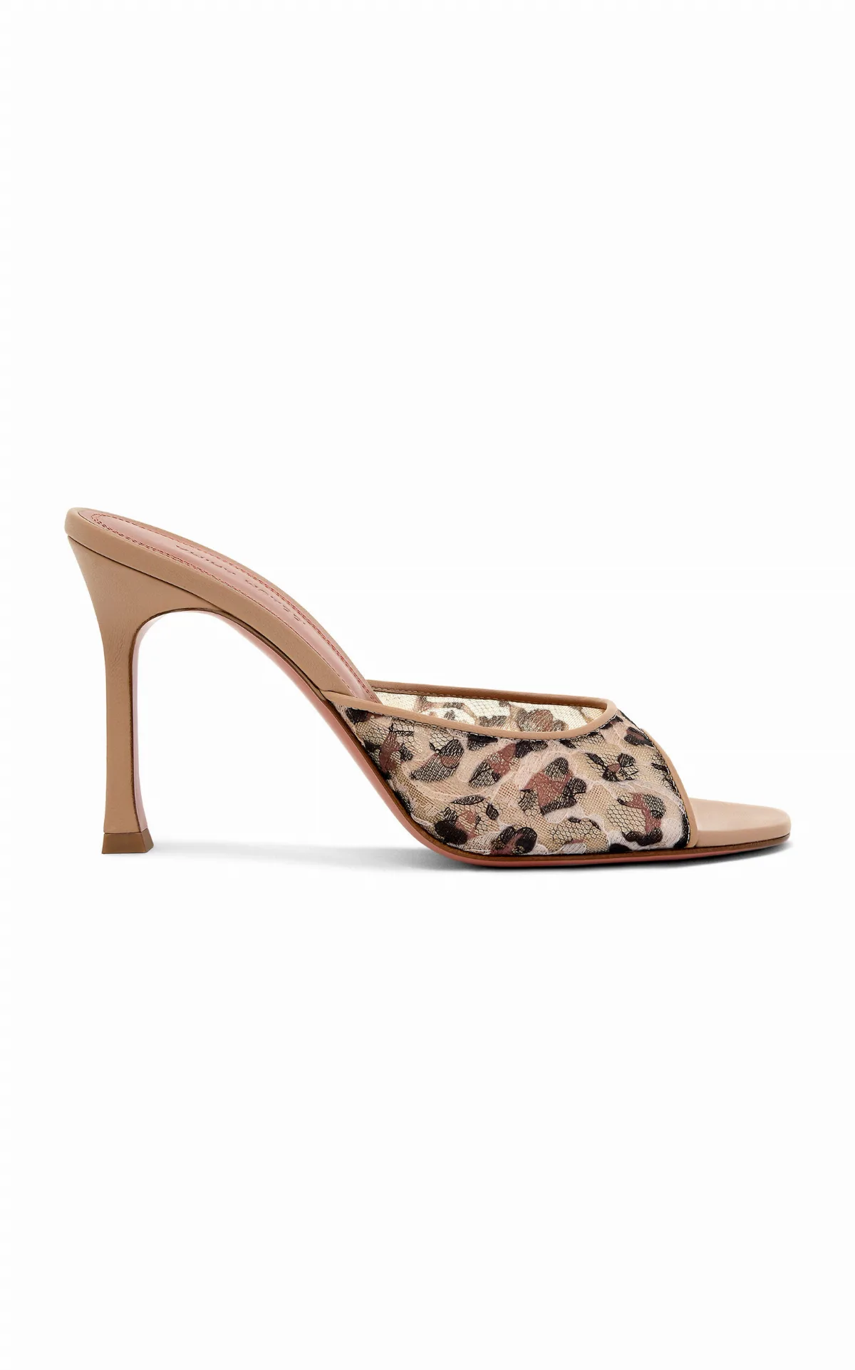 Alexa Leopard Lace Mules