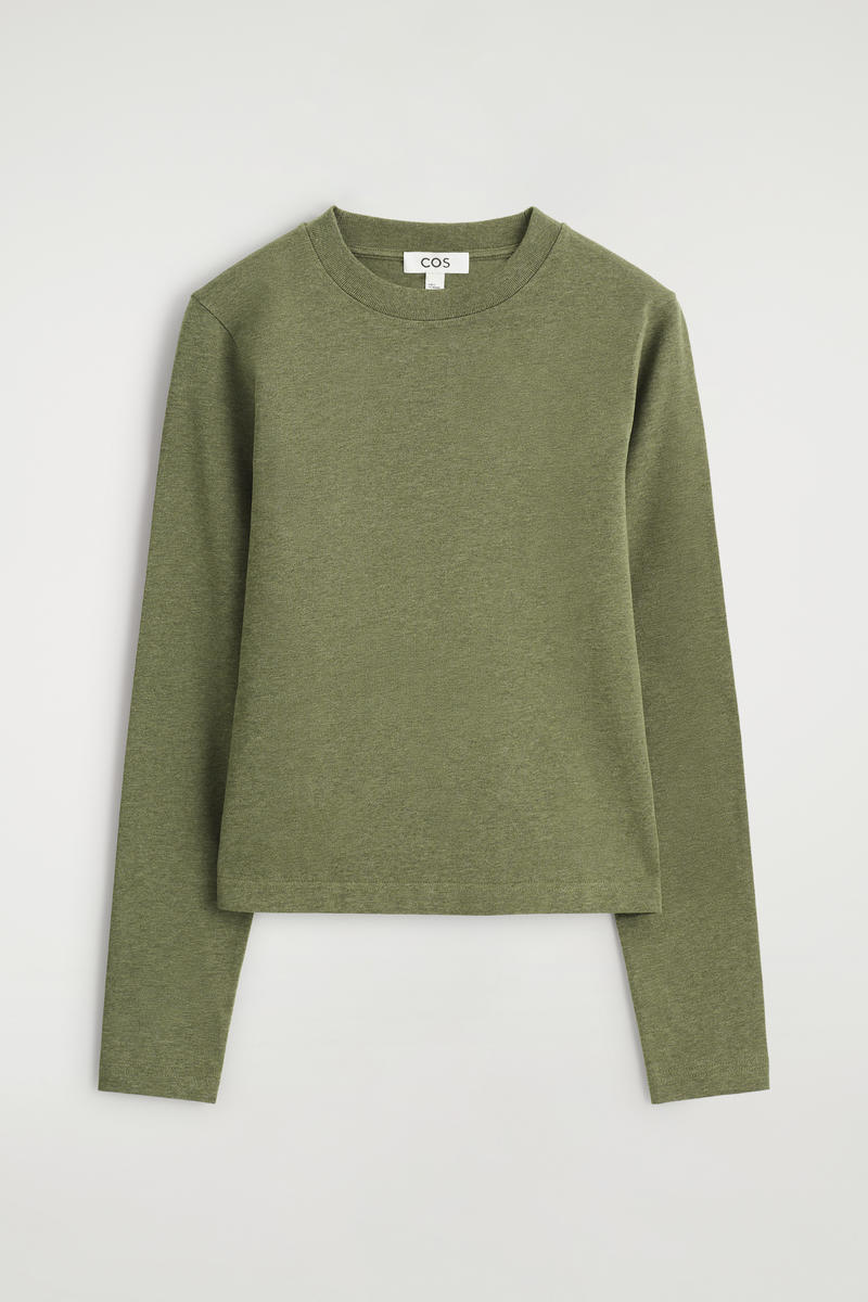 Clean Cut Regular Long-Sleeved T-Shirt