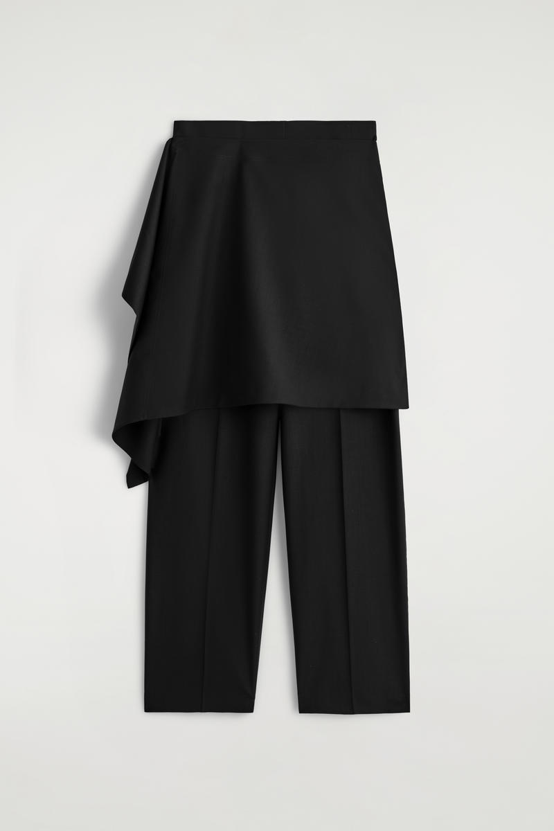 Wool Skirt Pants