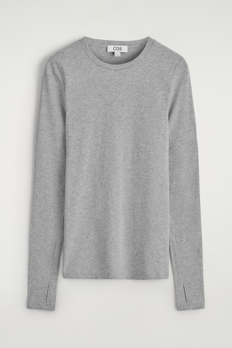 Slim Lightweight Long-Sleeved Top