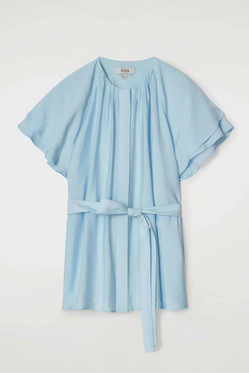 Layered Belted Blouse