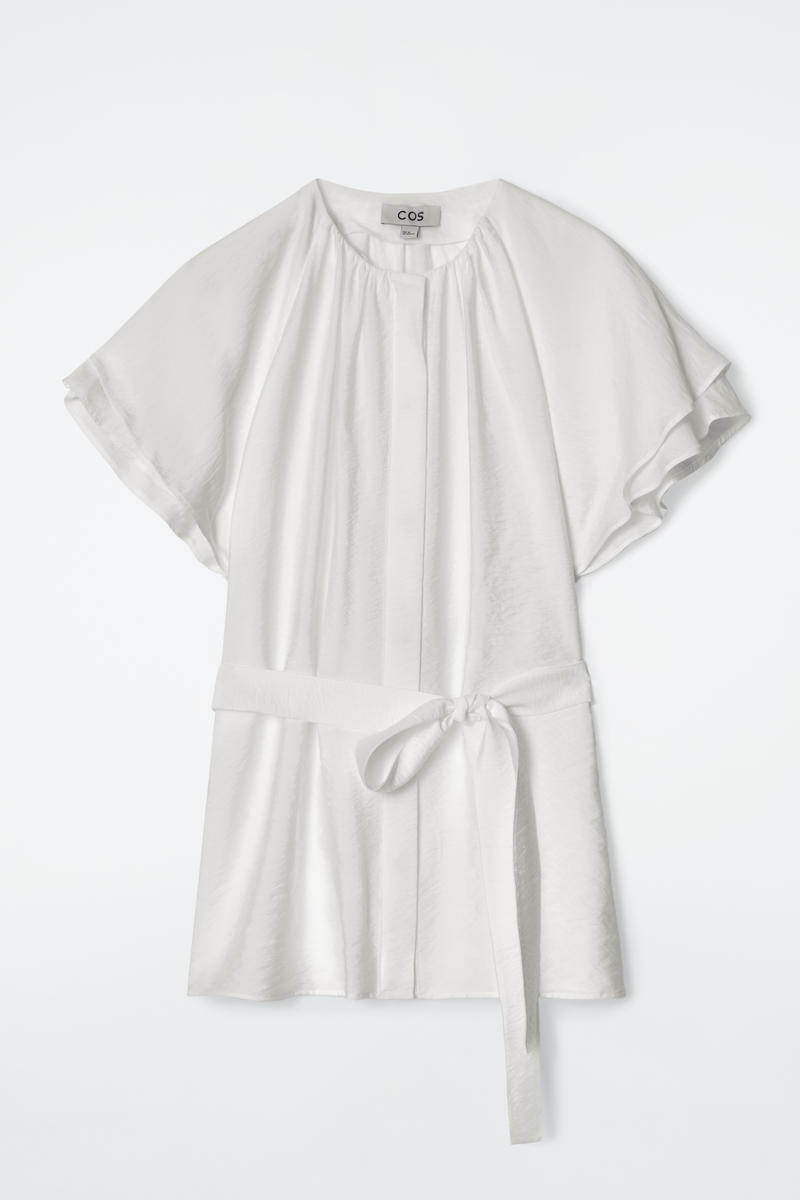 Layered Belted Blouse