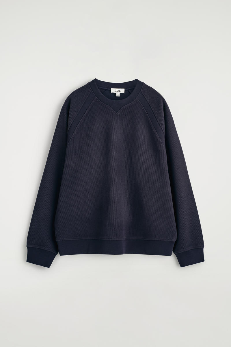 Corduroy-Jersey Sweatshirt