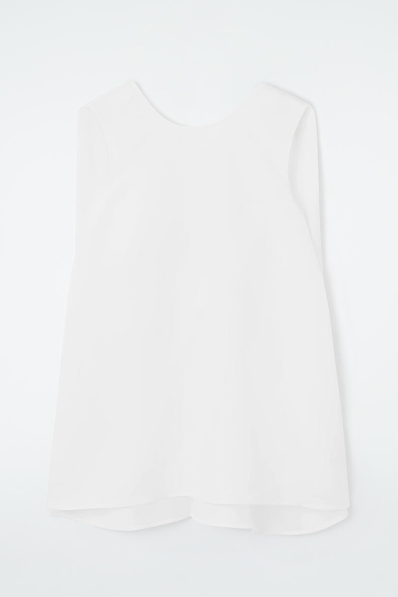 Twist-Back Sleeveless Top