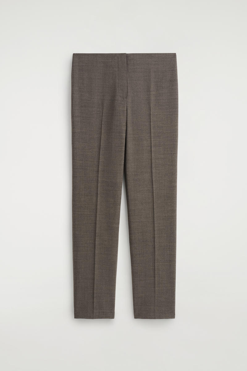 Slim Wool-Blend Pants