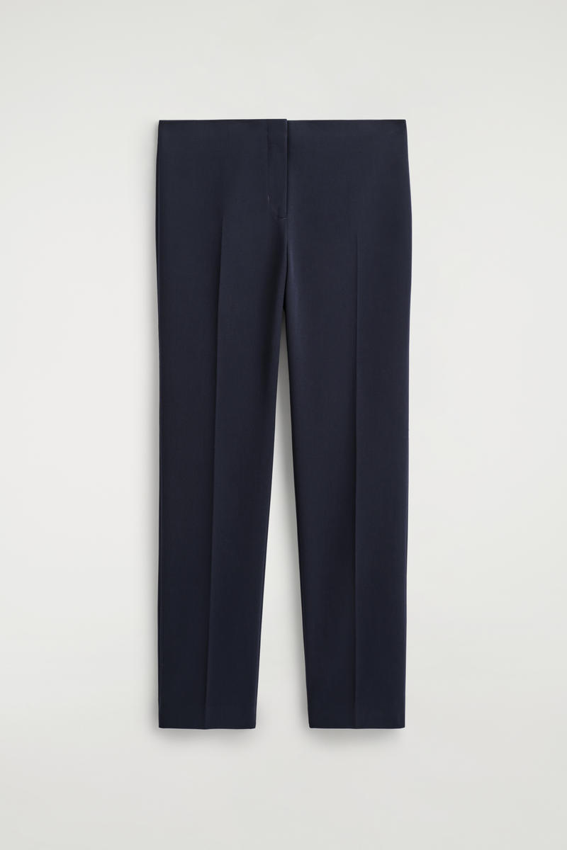 Slim Wool-Blend Pants