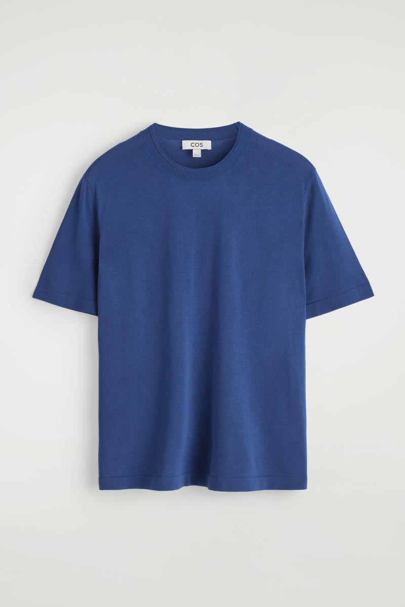 Slim Knitted Silk T-Shirt