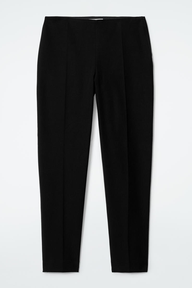 Slim-Leg Cropped Pants