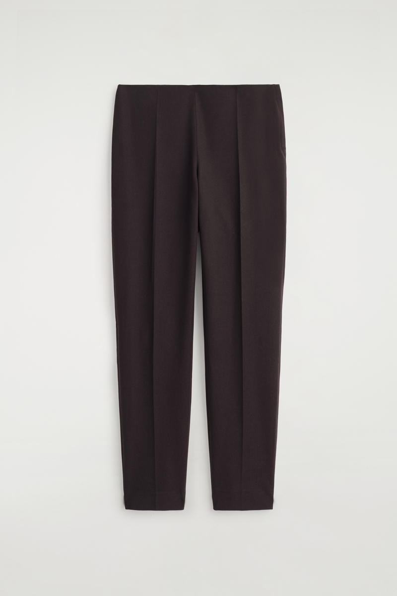 Slim-Leg Cropped Pants