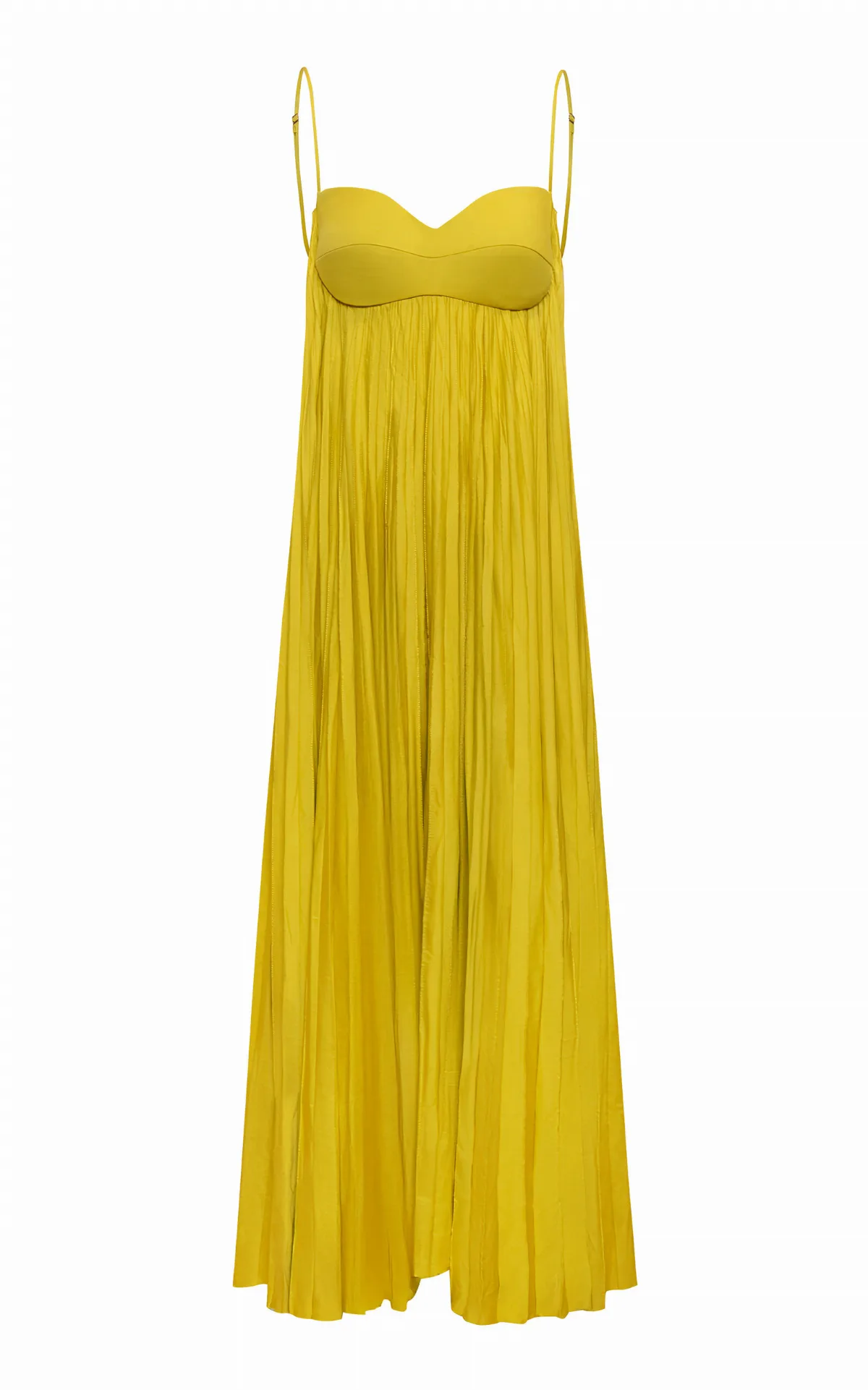 Para Ella Pleated Maxi Dress