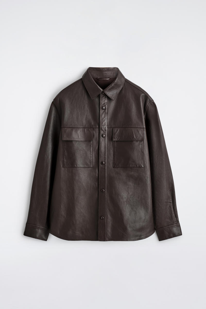 Leather Overshirt