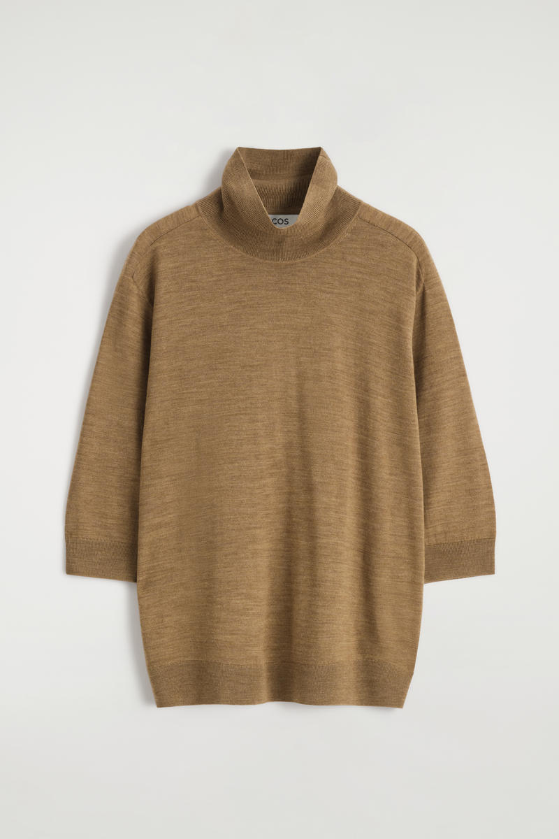 Merino Wool Roll-Neck Sweater by COS