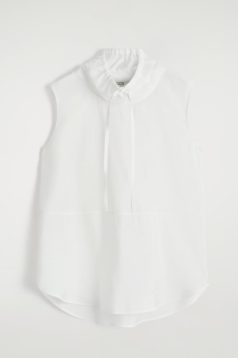 Drawstring Sleeveless Top by COS