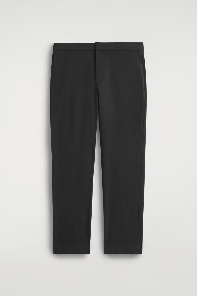 Cotton Slim-Leg Pants