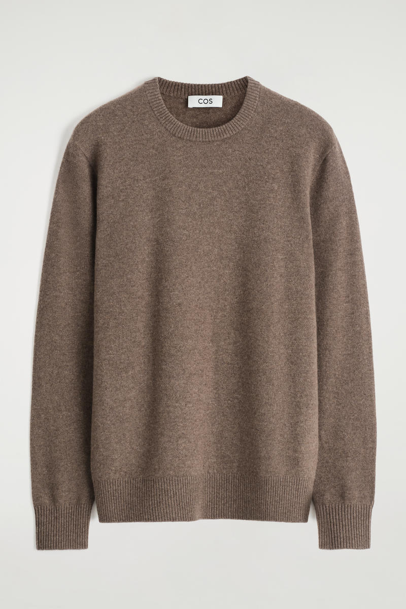 Seamless Cashmere Crew-Neck Sweater