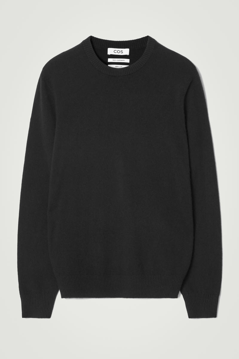 Seamless Cashmere Crew-Neck Sweater