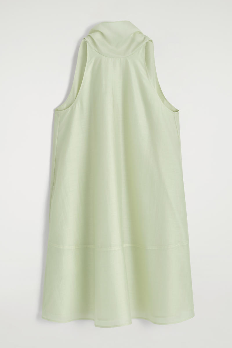Fluid Halterneck Mini Dress