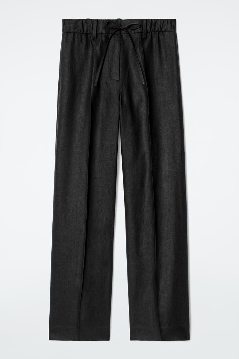 Linen Drawstring Pants