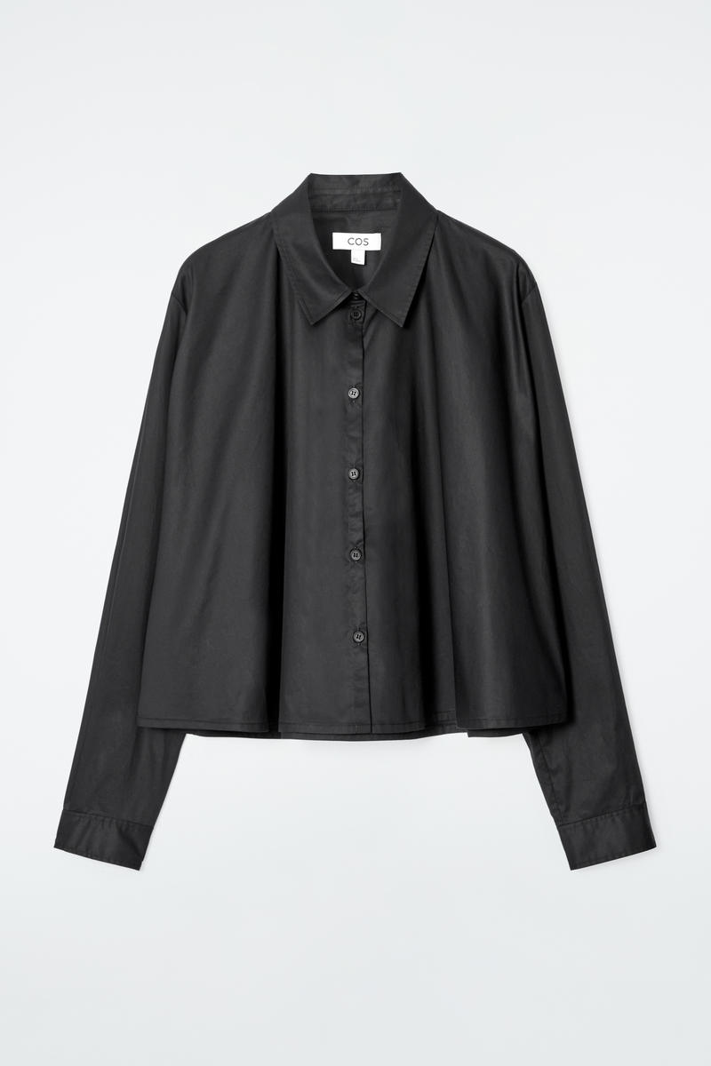 Relaxed Flared Cotton Shirt