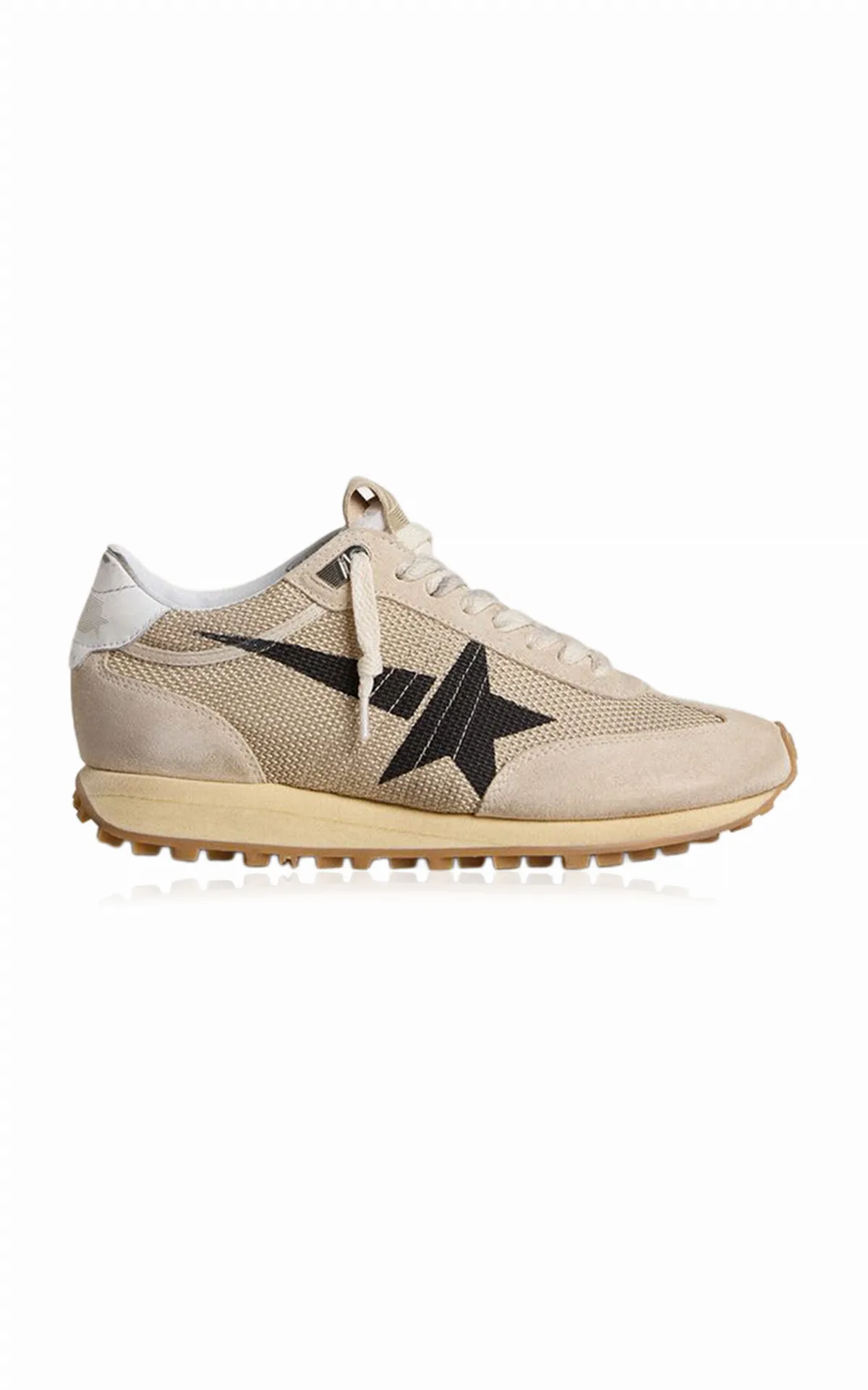 Marathon Leather-Trimmed Sneakers by Golden Goose