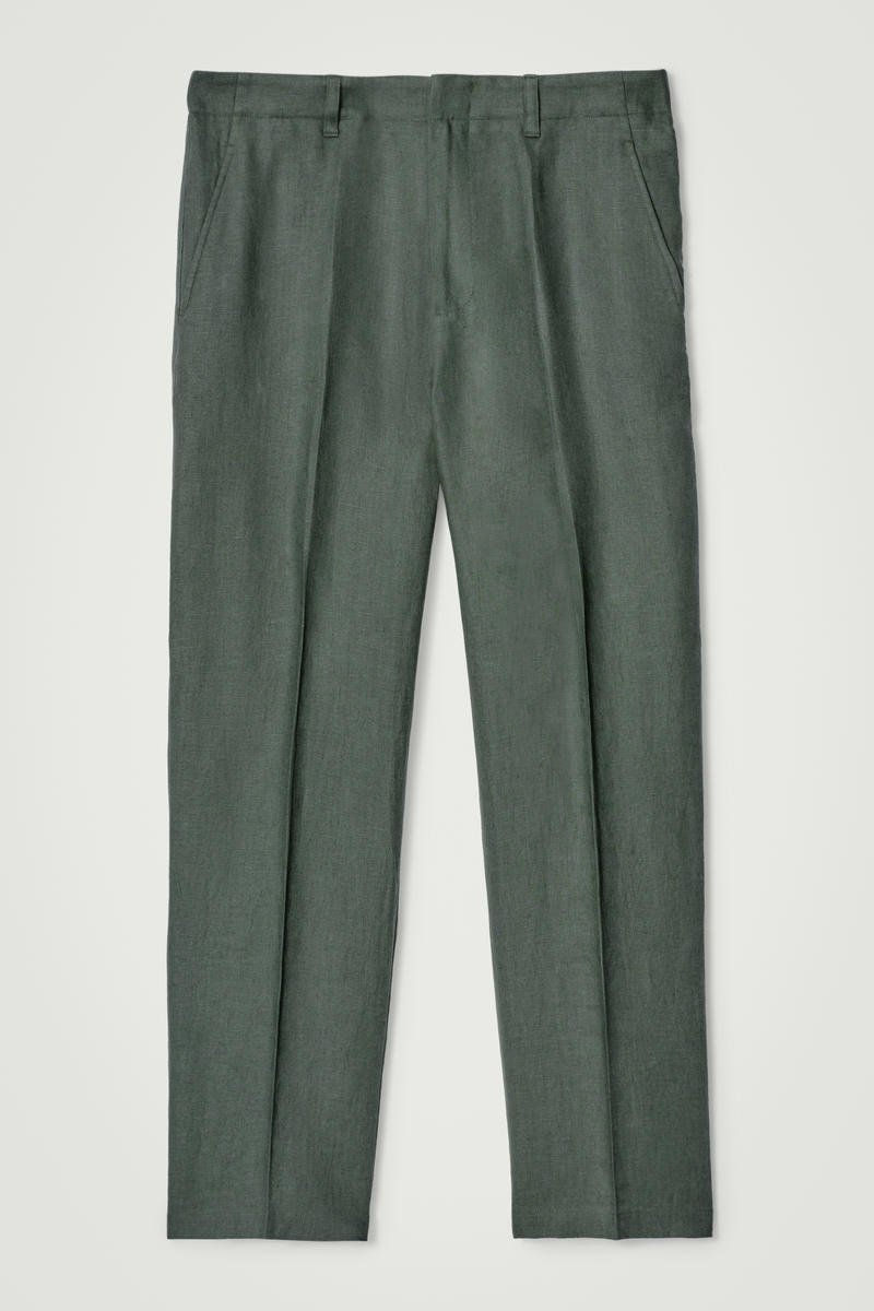 Relaxed Linen Tapered Pants by COS